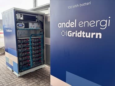 Andel Energi og Gridturn giver brugte elbilbatterier nyt liv hos danske virksomheder