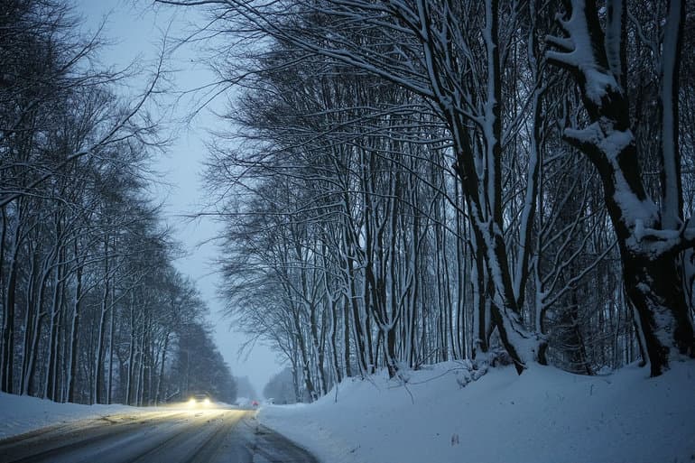 Skolebusser på Bornholm aflyses på grund af snevejr