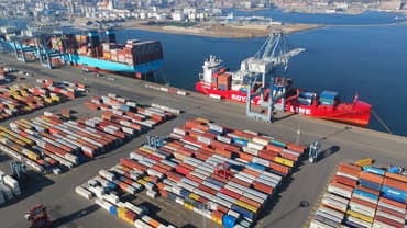 Danmarks største erhvervshavn leverer største containeromsætning nogensinde