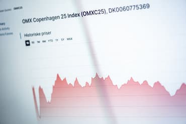 Danske aktier falder oven på stigende oliepris