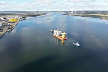 Rekordår for vindgods på Aalborg Havn