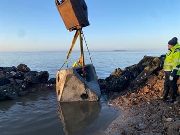 Cirkulær kystsikring i Esbjerg skal beskytte havn og styrke havmiljøet